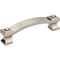 Jeffrey Alexander 96 mm Center-to-Center Satin Nickel Square Delmar Cabinet Pull 585-96SN - alternate 1